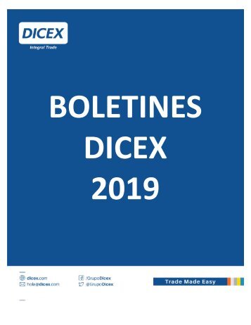 BOLETINES DICEX 2019