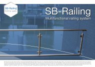 Multifunctional railing system - Sb-railing