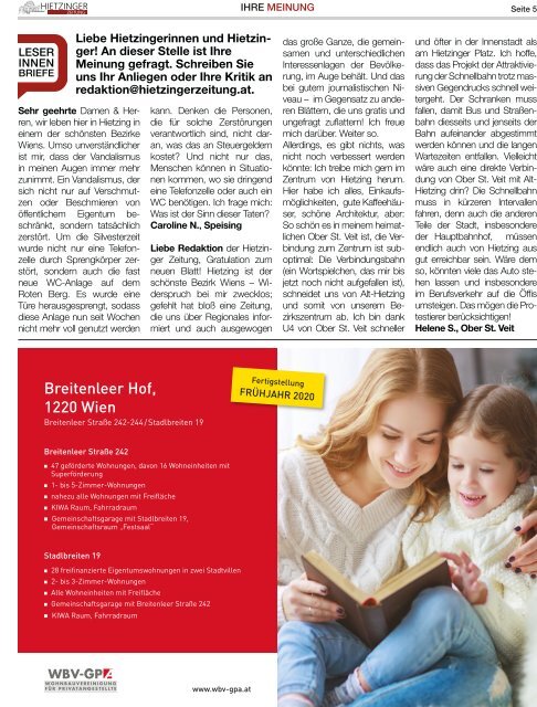 Hietzinger Zeitung Ausgabe 2