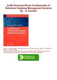 (p.96) Download Book Fundamentals of Relational Database Management Systems By - S. Sumathi