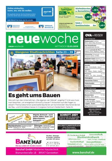 13.03.2019 NEUE WOCHE