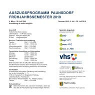 VHS-Paunsdorf-Auszug - FJ 19- inhalt