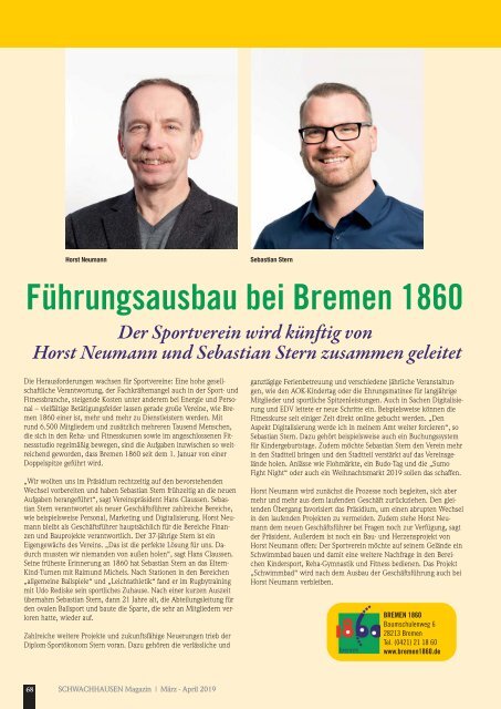 SCHWACHHAUSEN Magazin | März-April 2019