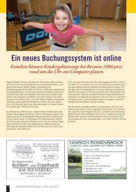 SCHWACHHAUSEN Magazin | März-April 2019