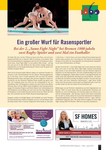 SCHWACHHAUSEN Magazin | März-April 2019