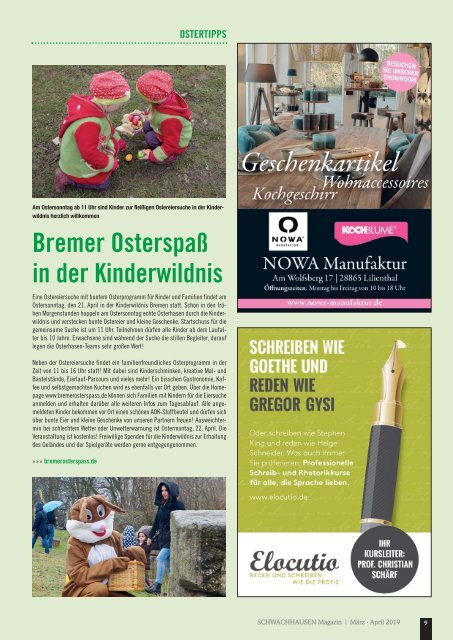 SCHWACHHAUSEN Magazin | März-April 2019