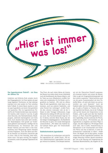 FINDORFF Magazin | März - April 2019