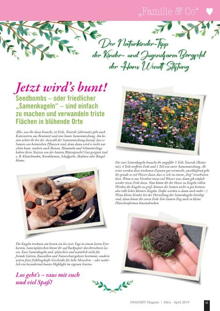 FINDORFF Magazin | März - April 2019