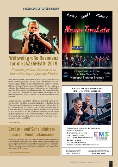 FINDORFF Magazin | März - April 2019