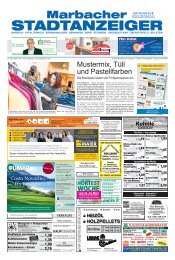 Marbacher Stadtanzeiger KW 11/2019