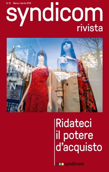 syndicom rivista N. 10 ¦ Ridateci il potere d'acquisto