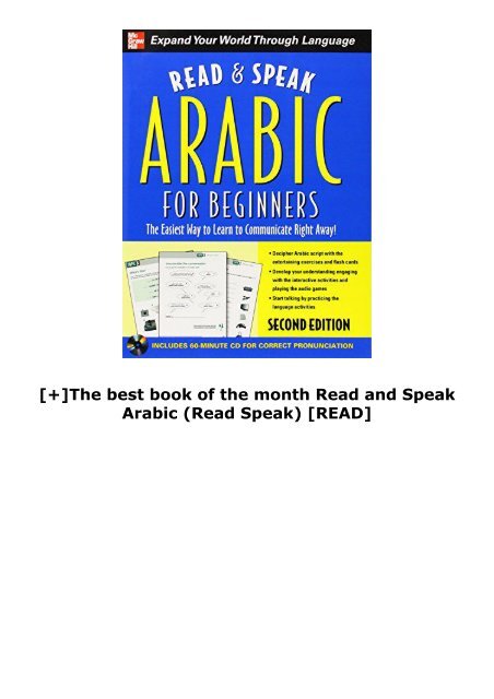 [+]The best book of the month Read and Speak Arabic (Read   Speak)  [READ] 