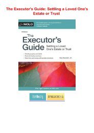 Read-E-book-The-Executor-s-Guide-Settling-a-Loved-One-s-Estate-or-Trust-by-Mary-Randolph-TXT