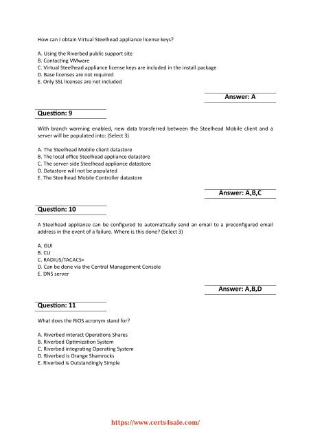 101-01 Exam Dumps - Riverbed Human Resource Management Exam Questions PDF