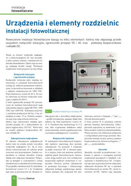 Fachowy Elektryk 1/2019