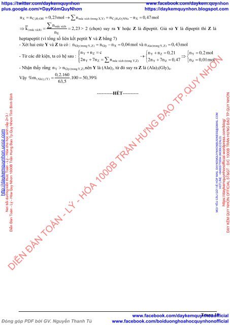 BỘ ĐỀ BIÊN SOẠN THEO CẤU TRÚC ĐỀ MINH HỌA CỦA BỘ GIÁO DỤC NĂM 2019 - MÔN THI THÀNH PHẦN HÓA HỌC - 17  ĐỀ CÓ HƯỚNG DẪN GIẢI CHI TIẾT