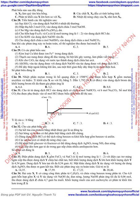 BỘ ĐỀ BIÊN SOẠN THEO CẤU TRÚC ĐỀ MINH HỌA CỦA BỘ GIÁO DỤC NĂM 2019 - MÔN THI THÀNH PHẦN HÓA HỌC - 17  ĐỀ CÓ HƯỚNG DẪN GIẢI CHI TIẾT