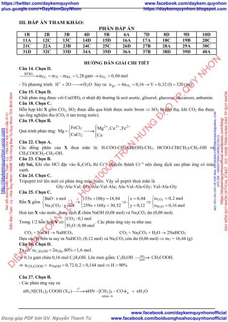 BỘ ĐỀ BIÊN SOẠN THEO CẤU TRÚC ĐỀ MINH HỌA CỦA BỘ GIÁO DỤC NĂM 2019 - MÔN THI THÀNH PHẦN HÓA HỌC - 17  ĐỀ CÓ HƯỚNG DẪN GIẢI CHI TIẾT