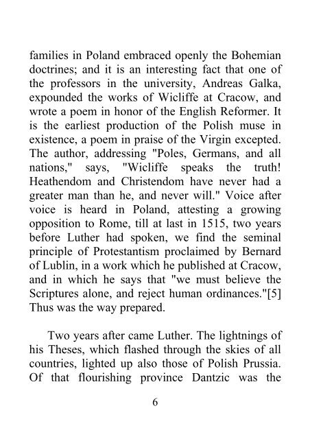 Protestantism in Poland and Bohemia - James Aitken Wylie