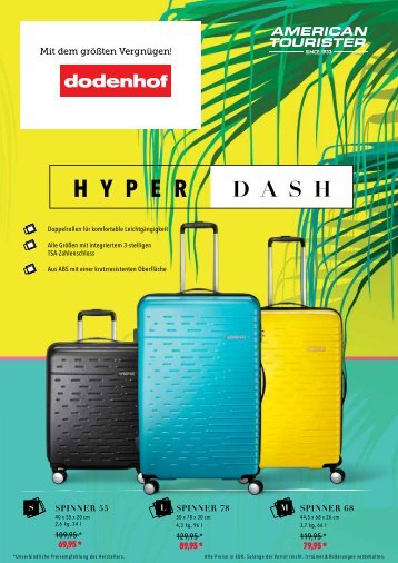 American Tourister-Beilage