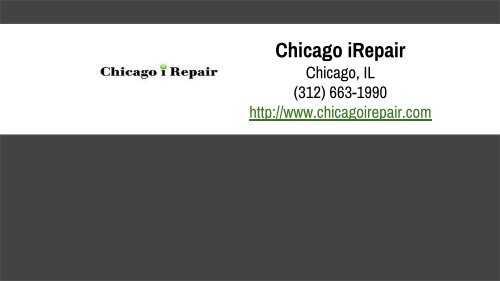 Chicago iRepair
