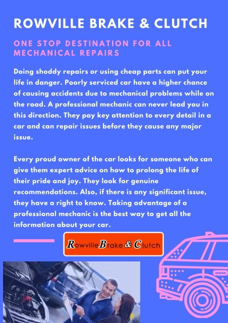 An Efficient Mechanic Can Improve Your Car’s Performance