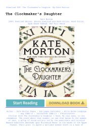 [Online] Book The Clockmaker's Daughter | Used