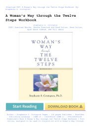 (Download)e-Book A Woman's Way through the Twelve Steps Workbook | Full Online