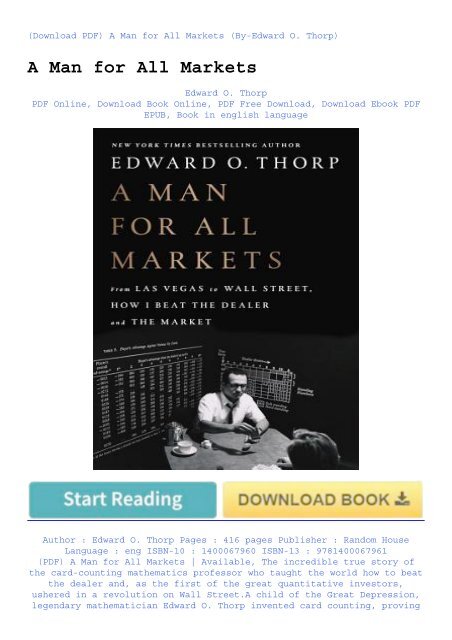 Ed thorpe books Ed thorpe books