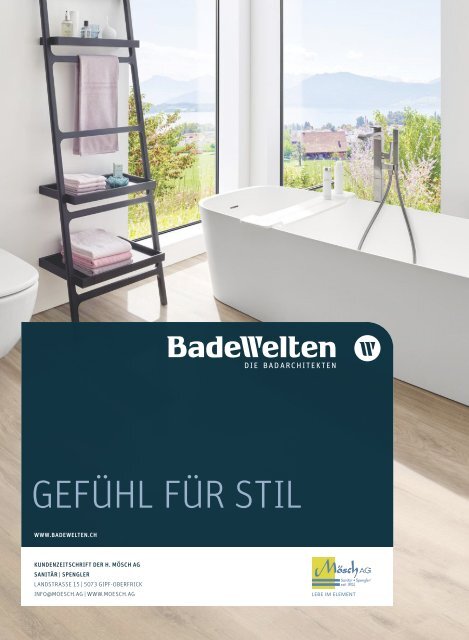 GEFÜHL FÜR STIL - Kundenzeitschrift Badewelten 2019/01