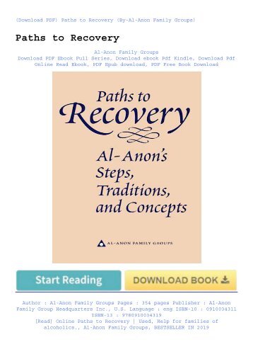 [Read] Online Paths to Recovery | Used