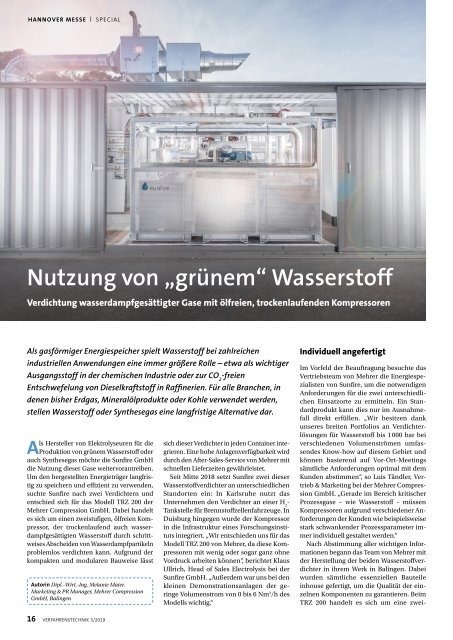 VERFAHRENSTECHNIK 3/2019