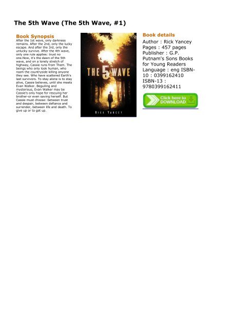 the 5th wave 3rd book the 5th wave 3rd book