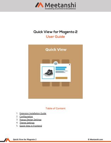 Magento 2 Quick View by Meetanshi