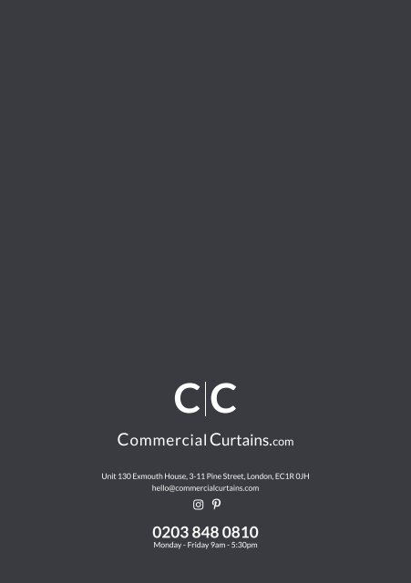 CommercialCurtains.com Brochure 2019