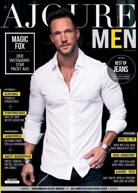AJOURE´ Men Magazin April 2019  