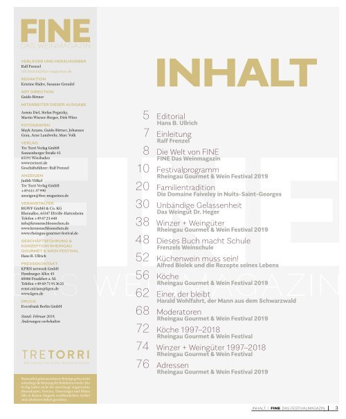 FINE DAS FESTIVALMAGAZIN