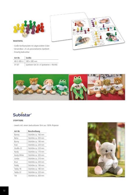 Katalog-Sublimation