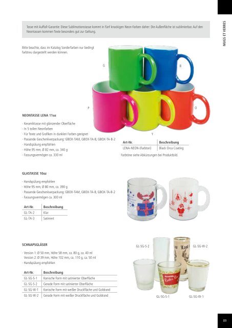 Katalog-Sublimation