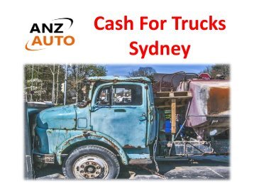 Cash For Trucks Sydney