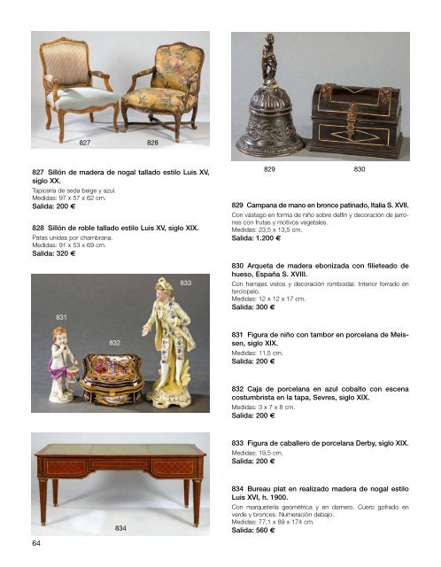 Subasta Artes Decorativas Abril 2019