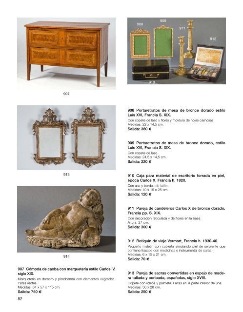 Subasta Artes Decorativas Abril 2019