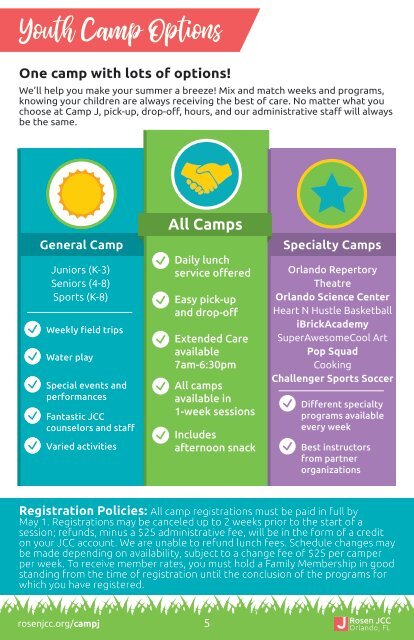 Camp J 2019 Brochure