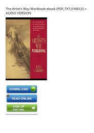 (NATURAL) The Artist's Way Workbook ebook eBook PDF