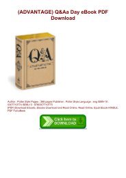 (ADVANTAGE) Q&A a Day eBook PDF Download