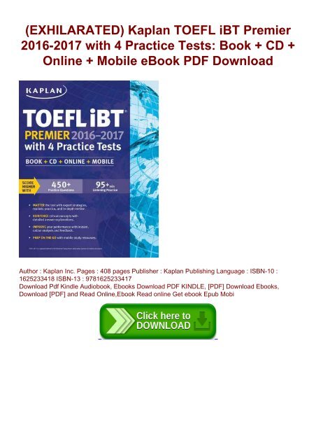 toefl ibt practice test download