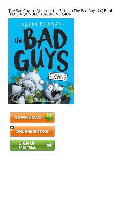 The Bad Guys in Attack of the Zittens The Bad Guys #4