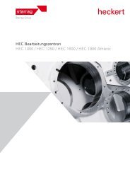 HEC Bearbeitungszentren HEC 1000 / HEC 1250 / HEC 1600 / HEC ...