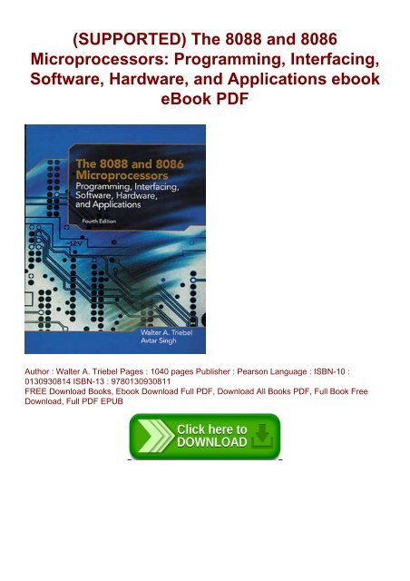 8086 microprocessor programs pdf free download