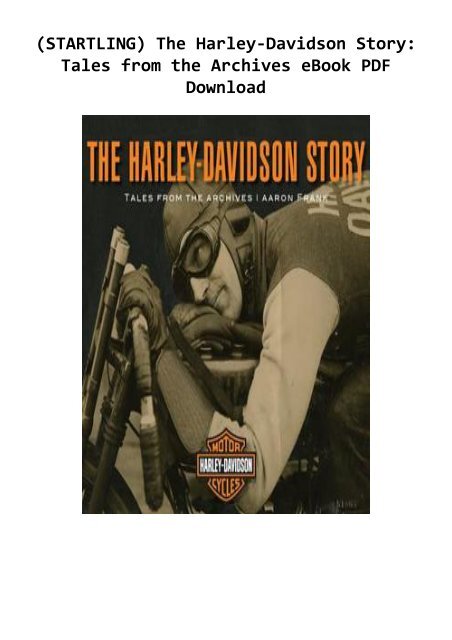 -STARTLING-The-Harley-Davidson-Story-Tales-